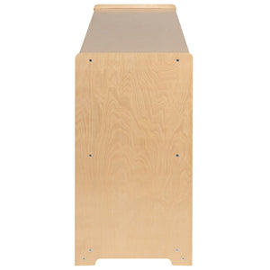 English Elm Hercules Wooden 2-Section Classroom Storage Cabinet – Safe, Sturdy Design for Kids' Organization Natural In Stock. Usually ships in 24 - 48 business hours MK-STRG007-GG