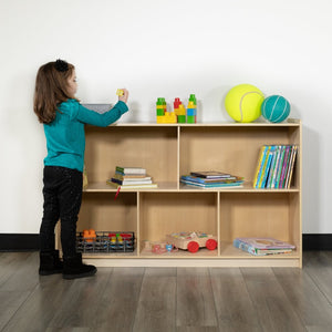 English Elm Hercules Wooden 8-Section Storage Cabinet for Classrooms and Playrooms - Safe, Durable Design Solutions Natural In Stock. Usually ships in 24 - 48 business hours MK-STRG008-GG