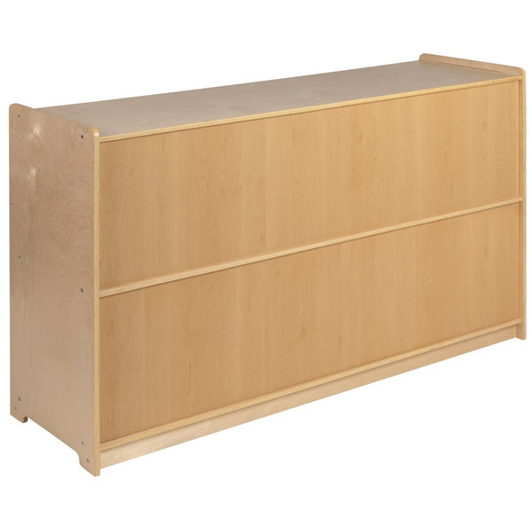 English Elm Hercules Wooden 8-Section Storage Cabinet for Classrooms and Playrooms - Safe, Durable Design Solutions Natural In Stock. Usually ships in 24 - 48 business hours MK-STRG008-GG