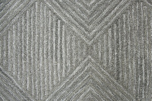 Alora Decor Makalu Hand-Tufted Natural Wool Rug In Subtle Gray — Eco-Friendly, Textured Transitional Design 10' x 13' MAKMK101033550113