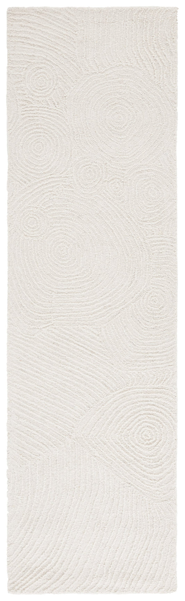 Safavieh Mykonos Handcrafted Area Rug In Serene Ivory - Elegant Modern Design For Timeless Home Luxury Ivory 85% Wool,15% Cotton Mkn104a-8