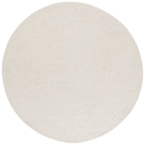 Safavieh Mykonos Handcrafted Area Rug In Serene Ivory - Elegant Modern Design For Timeless Home Luxury Ivory 85% Wool,15% Cotton Mkn104a-8