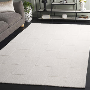 Safavieh Mykonos Hand-tufted Area Rug - Elegant Wool & Cotton Blend For A Luxurious Touch In Any Space Ivory 85% Wool,15% Cotton Mkn105a-6r