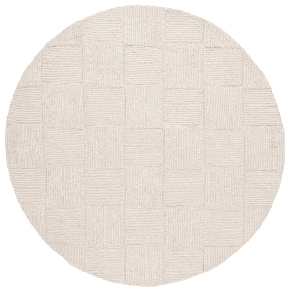 Safavieh Mykonos Hand-tufted Area Rug - Elegant Wool & Cotton Blend For A Luxurious Touch In Any Space Ivory 85% Wool,15% Cotton Mkn105a-6r