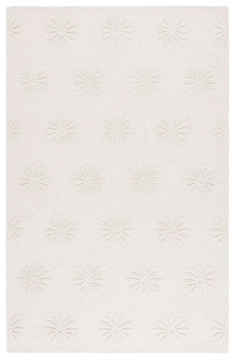 Safavieh Mykonos Luxurious Handcrafted Area Rug: Soft, Durable Design Perfect For Living Rooms & Bedrooms Ivory 85% Wool,15% Cotton Mkn106a-6r