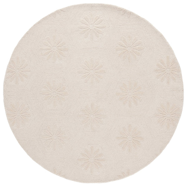 Safavieh Mykonos Luxurious Handcrafted Area Rug: Soft, Durable Design Perfect For Living Rooms & Bedrooms Ivory 85% Wool,15% Cotton Mkn106a-6r