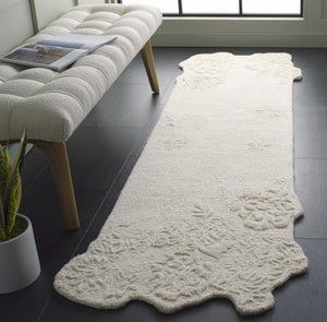 Safavieh Mykonos Handcrafted Area Rug – Contemporary Elegance In Soft Ivory For Ultimate Home Comfort & Style Ivory 85% Wool,15% Cotton Mkn107a-6sq