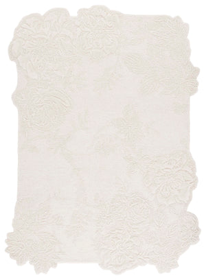 Safavieh Mykonos Handcrafted Area Rug – Contemporary Elegance In Soft Ivory For Ultimate Home Comfort & Style Ivory 85% Wool,15% Cotton Mkn107a-6sq