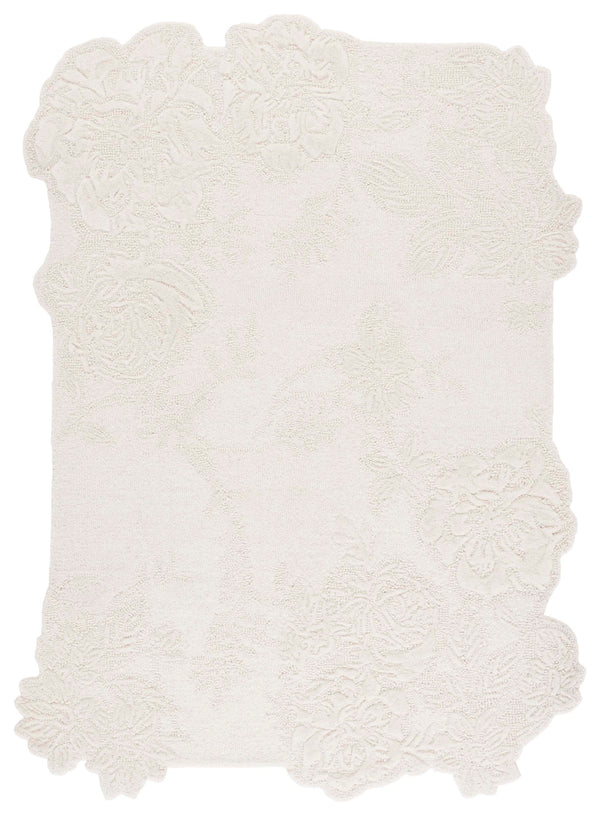 Safavieh Mykonos Handcrafted Area Rug – Contemporary Elegance In Soft Ivory For Ultimate Home Comfort & Style Ivory 85% Wool,15% Cotton Mkn107a-6sq