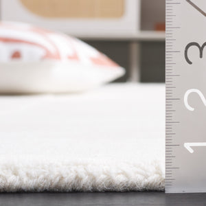 Safavieh Mykonos Hand-loomed Area Rug - Luxurious 80% Wool & 20% Cotton For Elegant Home Décor Style Ivory 80% Wool,20% Cotton Mkn201a-6sq