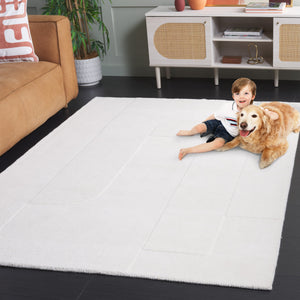 Safavieh Mykonos Hand-loomed Area Rug - Luxurious 80% Wool & 20% Cotton For Elegant Home Décor Style Ivory 80% Wool,20% Cotton Mkn201a-6sq