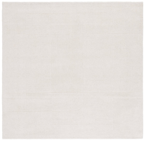 Safavieh Mykonos Hand-loomed Area Rug - Luxurious 80% Wool & 20% Cotton For Elegant Home Décor Style Ivory 80% Wool,20% Cotton Mkn201a-6sq