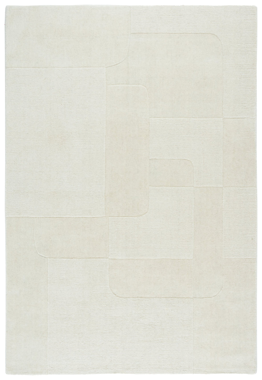 Safavieh Mykonos Contemporary Hand-loomed Area Rug - Luxurious Wool & Cotton Blend For Modern Living Spaces Ivory 80% Wool,20% Cotton Mkn202a-5