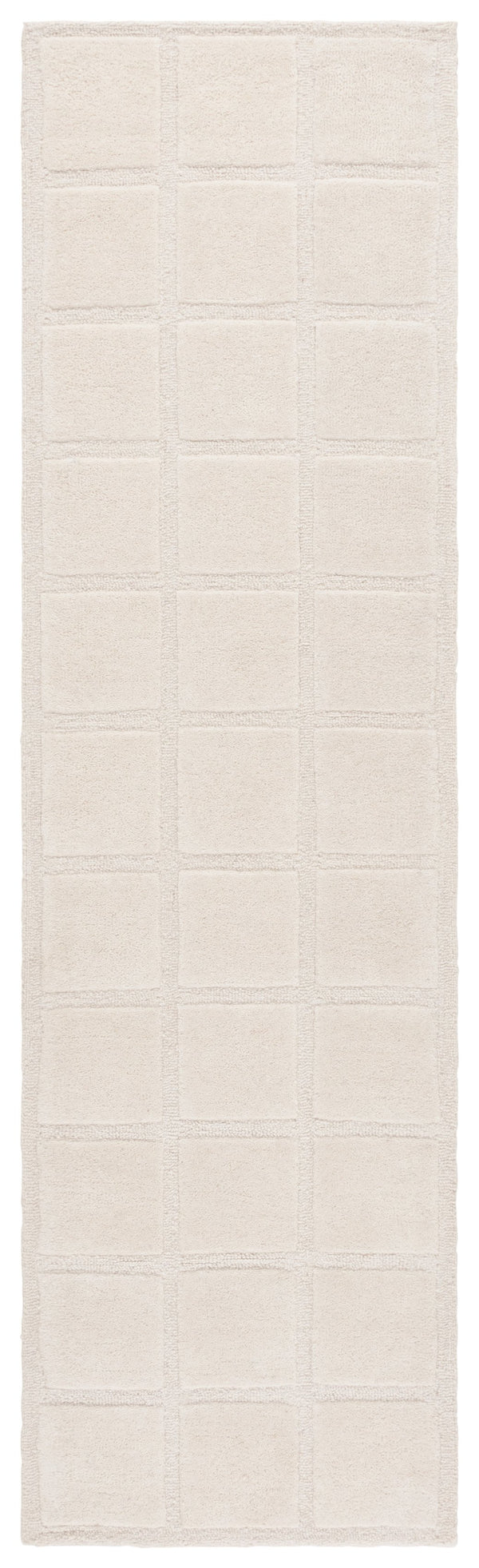 Safavieh Mykonos Hand-tufted Area Rug - Luxurious Wool Blend With Geometric Pattern For Elegant Home Decor Ivory 80% Wool 10% Cotton Mkn301a-6
