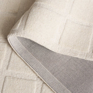 Safavieh Mykonos Hand-tufted Area Rug - Luxurious Wool Blend With Geometric Pattern For Elegant Home Decor Ivory 80% Wool 10% Cotton Mkn301a-6