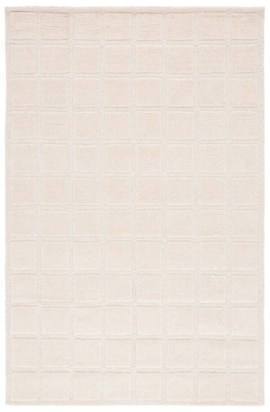 Safavieh Mykonos Hand-tufted Area Rug - Luxurious Wool Blend With Geometric Pattern For Elegant Home Decor Ivory 80% Wool 10% Cotton Mkn301a-6