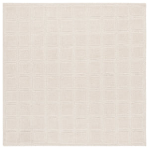 Safavieh Mykonos Hand-tufted Area Rug - Luxurious Wool Blend With Geometric Pattern For Elegant Home Decor Ivory 80% Wool 10% Cotton Mkn301a-6