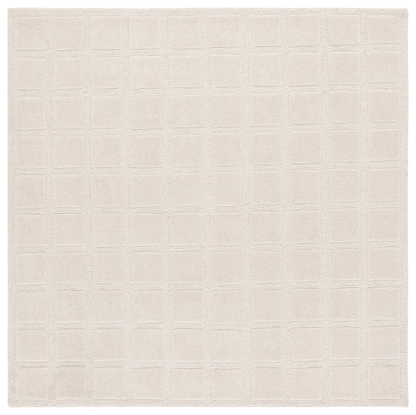 Safavieh Mykonos Hand-tufted Area Rug - Luxurious Wool Blend With Geometric Pattern For Elegant Home Decor Ivory 80% Wool 10% Cotton Mkn301a-6