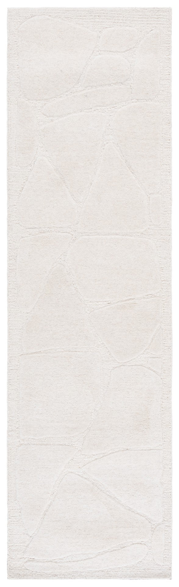 Safavieh Mykonos Hand-tufted Area Rug - Modern Design With Plush Comfort, Durable Wool Blend For Every Room Ivory 80% Wool,10% Cotton,10% Latex Mkn302a-6sq