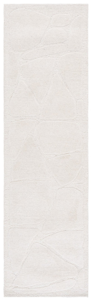 Safavieh Mykonos Hand-tufted Area Rug - Modern Design With Plush Comfort, Durable Wool Blend For Every Room Ivory 80% Wool,10% Cotton,10% Latex Mkn302a-6sq