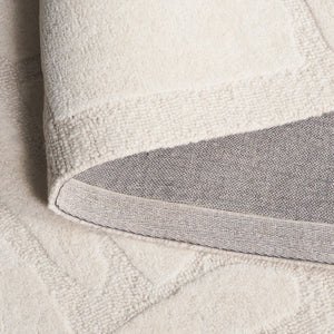 Safavieh Mykonos Hand-tufted Area Rug - Modern Design With Plush Comfort, Durable Wool Blend For Every Room Ivory 80% Wool,10% Cotton,10% Latex Mkn302a-6sq