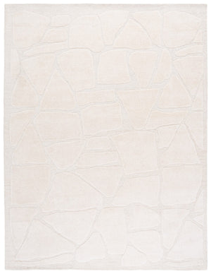 Safavieh Mykonos Hand-tufted Area Rug - Modern Design With Plush Comfort, Durable Wool Blend For Every Room Ivory 80% Wool,10% Cotton,10% Latex Mkn302a-6sq