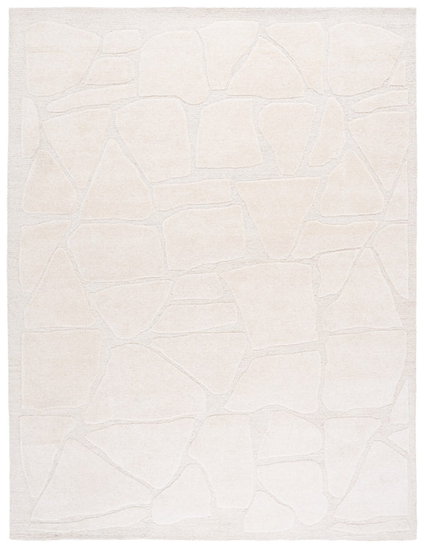 Safavieh Mykonos Hand-tufted Area Rug - Modern Design With Plush Comfort, Durable Wool Blend For Every Room Ivory 80% Wool,10% Cotton,10% Latex Mkn302a-6sq
