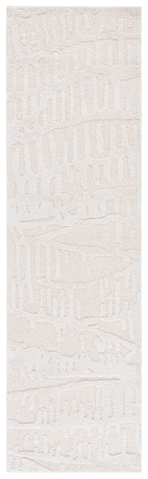 Safavieh Mykonos Hand-tufted Area Rug - Modern Design, Luxurious Wool & Bamboo Silk Blend For Elegant Spaces Ivory ,Beige 55% Wool,45% Bamboo Silk Mkn407a-6