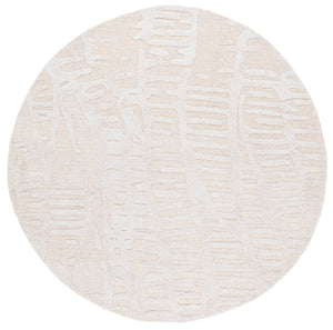 Safavieh Mykonos Modern Hand-tufted Runner Rug - Luxurious Wool & Bamboo Silk For Stylish Home Decor Ivory ,Beige 55% Wool,45% Bamboo Silk Mkn407a-6r