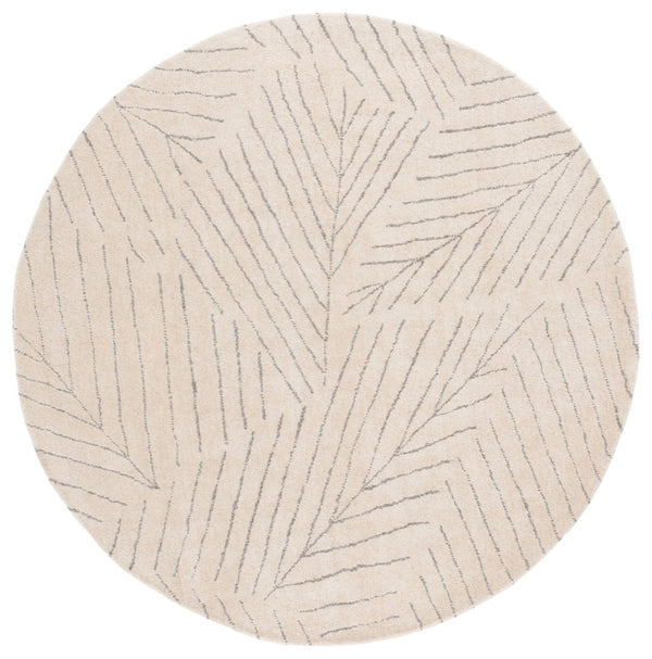 Safavieh Mykonos Hand-tufted Wool Area Rug With Geometric Pattern For Modern Elegance In Any Room Ivory ,Grey Wool Pile Mkn408a-8