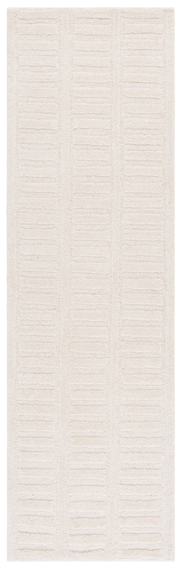 Safavieh Mykonos Elegant Hand-tufted Wool Runner Rug For Hallways - Luxurious Modern Design For Any Space Ivory Wool Pile Mkn409a-28