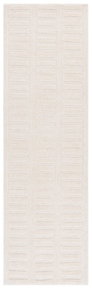 Safavieh Mykonos Hand-tufted Wool Area Rug: Elegant Design With Unique Textures For Modern Home Decor Ivory Wool Pile Mkn409a-6