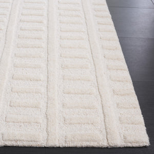 Safavieh Mykonos Hand-tufted Wool Area Rug: Elegant Design With Unique Textures For Modern Home Decor Ivory Wool Pile Mkn409a-6