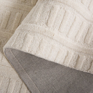 Safavieh Mykonos Hand-tufted Wool Area Rug: Elegant Design With Unique Textures For Modern Home Decor Ivory Wool Pile Mkn409a-6