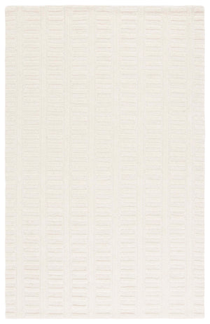 Safavieh Mykonos Elegant Hand-tufted Wool Runner Rug For Hallways - Luxurious Modern Design For Any Space Ivory Wool Pile Mkn409a-5