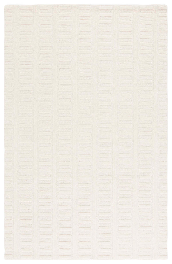 Safavieh Mykonos Elegant Hand-tufted Wool Runner Rug For Hallways - Luxurious Modern Design For Any Space Ivory Wool Pile Mkn409a-5