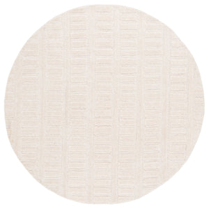 Safavieh Mykonos Elegant Hand-tufted Wool Runner Rug For Hallways - Luxurious Modern Design For Any Space Ivory Wool Pile Mkn409a-6r