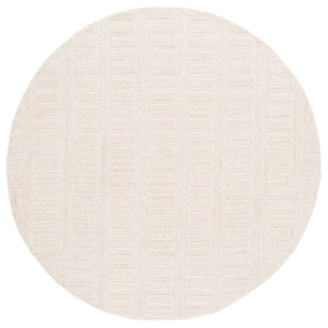 Safavieh Mykonos Hand-tufted Wool Area Rug: Elegant Design With Unique Textures For Modern Home Decor Ivory Wool Pile Mkn409a-6