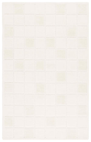 Safavieh Mykonos Hand-tufted Wool Runner Rug - Luxurious Modern Design With Elegant Texture For Home Decor Ivory Wool Pile Mkn410a-5