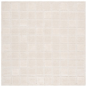 Safavieh Mykonos Modern Hand-tufted Wool Area Rug - Luxurious Grid Pattern For Elegance & Comfort In Home Ivory Wool Pile Mkn410a-3