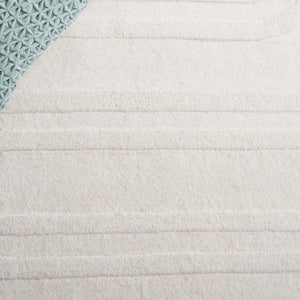 Safavieh Mykonos 501a Ivory Hand-tufted Area Rug - 5' X 8' Modern Design, Durable & Stylish Home Decor Ivory 80% Wool,20% Cotton Mkn501a-5