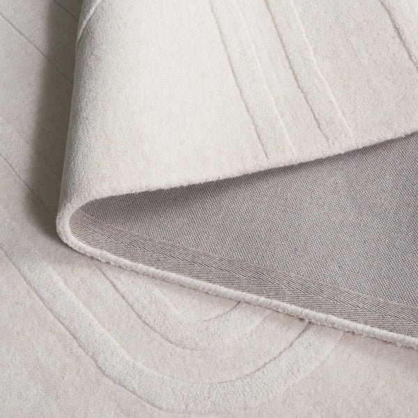 Safavieh Mykonos Hand-tufted Area Rug - Luxurious Wool & Cotton Blend, Modern Style, Ideal For Any Space Ivory 80% Wool,20% Cotton Mkn501a-6r