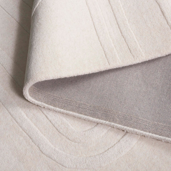 Safavieh Mykonos Hand-tufted Area Rug - Luxurious Wool & Cotton Blend, Chic Modern Design For Any Room Ivory 80% Wool,20% Cotton Mkn501a-6