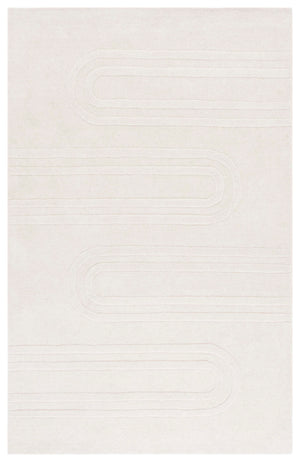 Safavieh Mykonos 501a Ivory Hand-tufted Area Rug - 5' X 8' Modern Design, Durable & Stylish Home Decor Ivory 80% Wool,20% Cotton Mkn501a-5