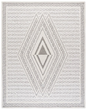 Safavieh Mykonos Hand-tufted Area Rug - Luxurious Wool & Cotton Blend For Modern Home Elegance And Comfort Ivory ,Grey 80% Wool,20% Cotton Mkn502a-3