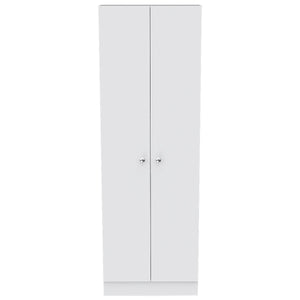 English Elm Multistorage Pantry Cabinet with Five Adjustable Shelves and Double Doors for Organized Storage White 74.9 L x 16.3 W x 5.7 H B07091965