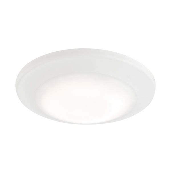 Thomas Lighting Plandome Slim Round Flush Mount LED Downlight for Kitchens Hallways and Entryways White - A MLE1500-5-30