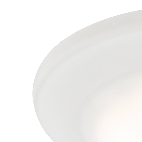 Thomas Lighting Plandome Slim Round Flush Mount LED Downlight for Kitchens Hallways and Entryways White - A MLE1500-5-30