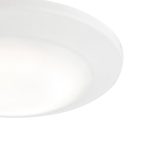 Thomas Lighting Plandome Slim Round Flush Mount LED Downlight for Kitchens Hallways and Entryways White - A MLE1500-5-30