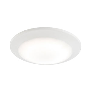 Thomas Lighting Plandome Slim Round Flush Mount LED Downlight for Kitchens Hallways and Entryways Matte White MLE1550-5-30